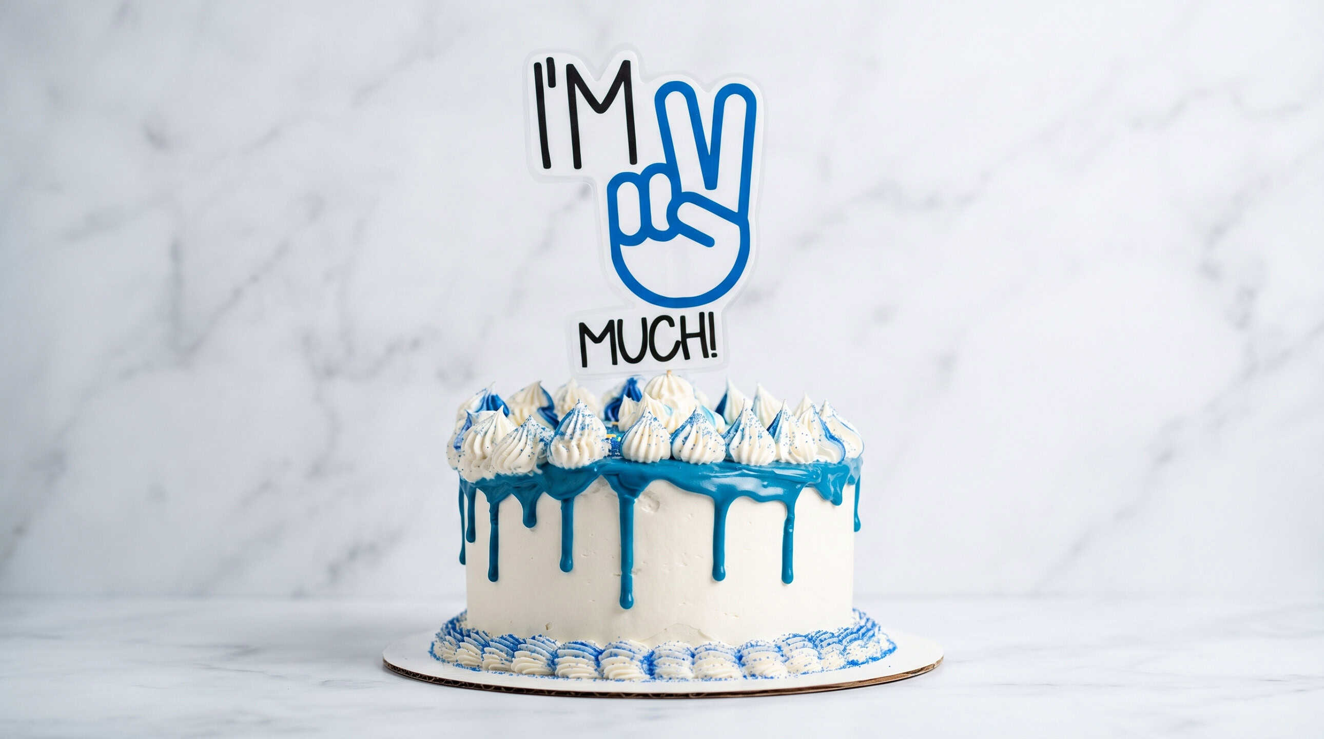 A custom decorated birthday cake