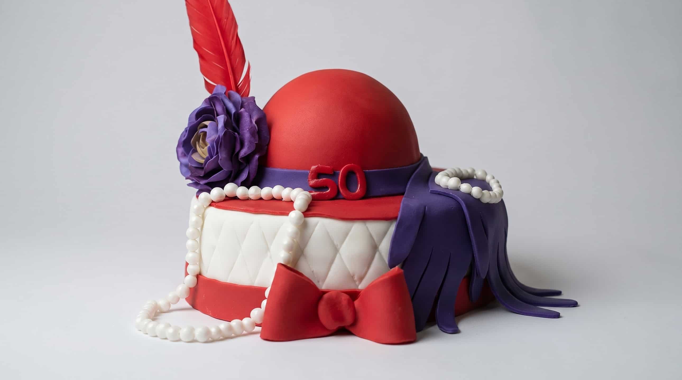 A custom birthday cake design
