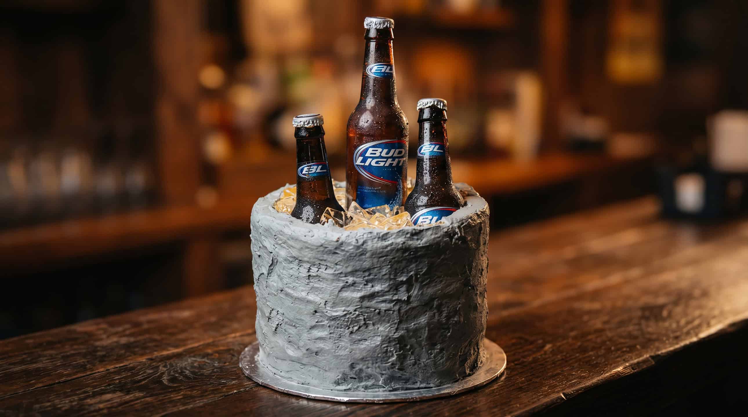 An adult themed celebration cake