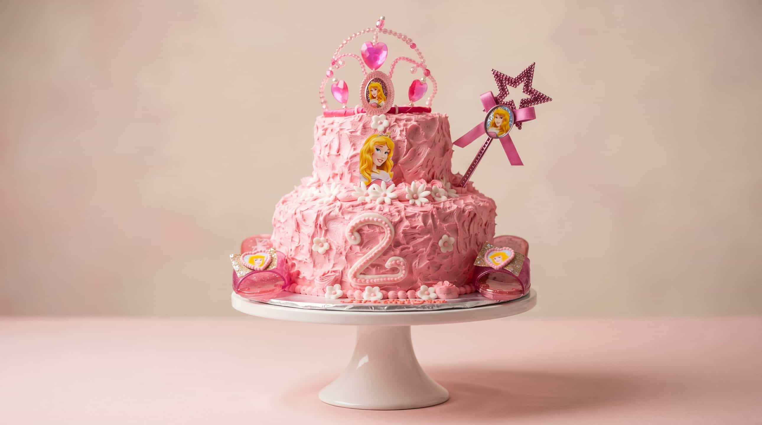 A cheerful kids' birthday cake